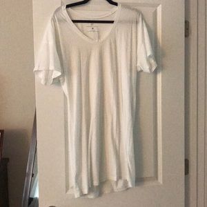 White T-shirt dress